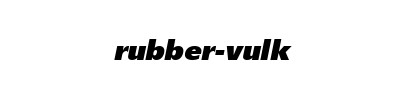 Rubber vulk